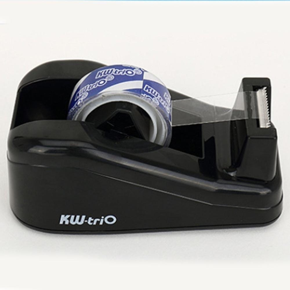KW-triO Small Desk Tape Stand Black Tape Holder