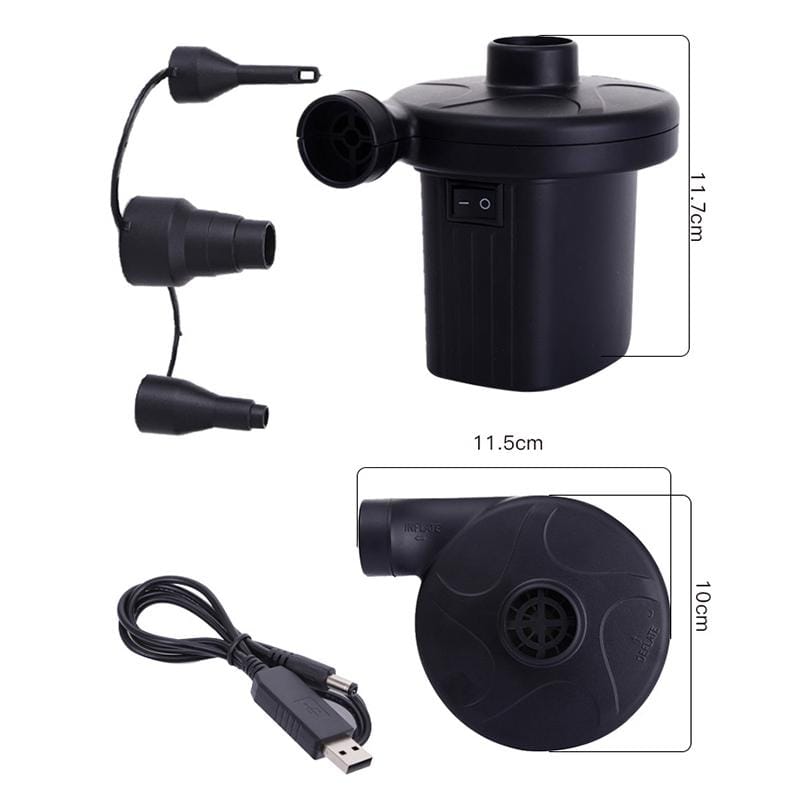 Car Portable Multifunctional Air Pump Tire Inflator Electric / USB Inflatable Pump