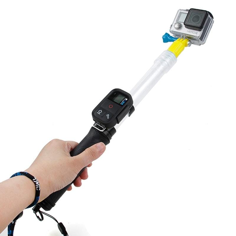 TMC GT3 14-24 inch Floating Extension Pole for GoPro Hero4 / 3+ / 3, SJ4000, Xiaomi Yi Sport Camera (Black)