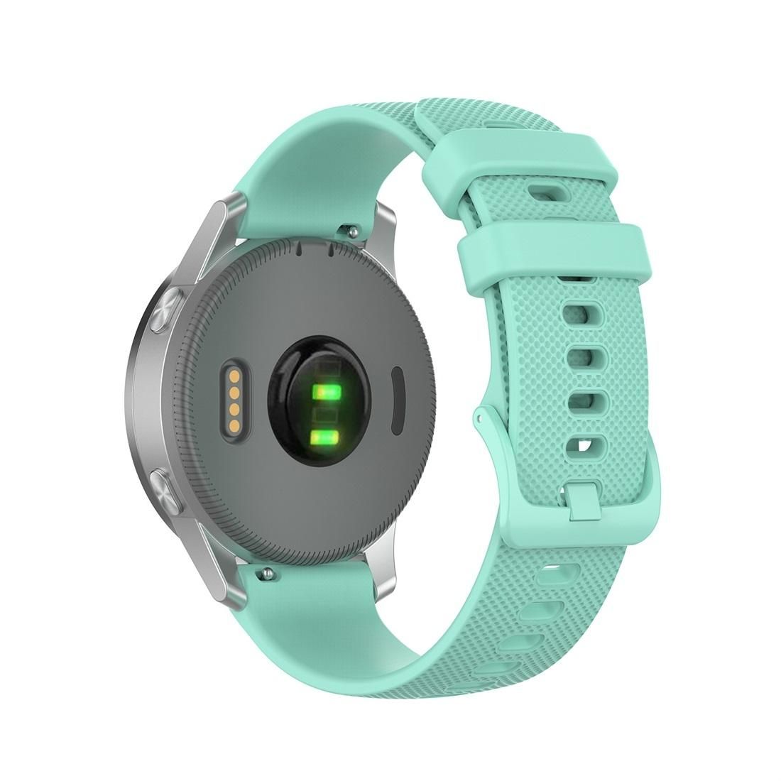 For Garmin Silicone Smart Watch Replacement Strap Wristband, Size:20mm Universal (Mint Green)