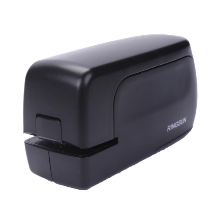RingSun Electric Office Stapler Automatic Paper Document binding machine Office Stationery (Black)