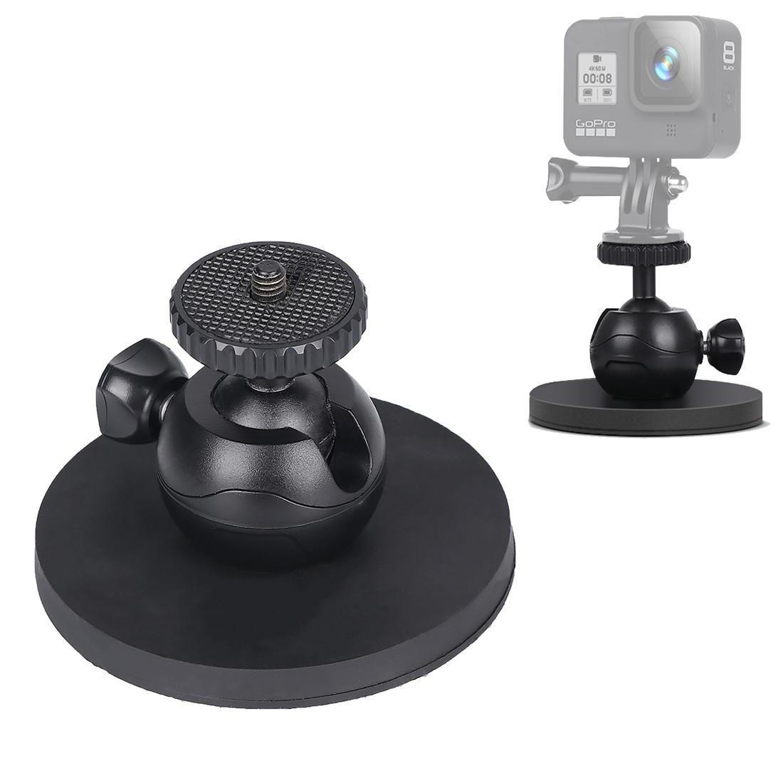 Car Suction Cup Mount Bracket for GoPro HERO9 Black / HERO8 Black /7 /6 /5 /5 Session /4 Session /4 /3+ /3 /2 /1, Xiaoyi and Other Action Cameras, Style: Single Suction Cup (Black)