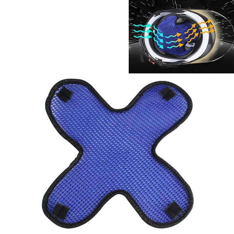 Motorcycle Helmet 3D Honeycomb Mesh Mat Heat-proof Breathable Pad (Blue)