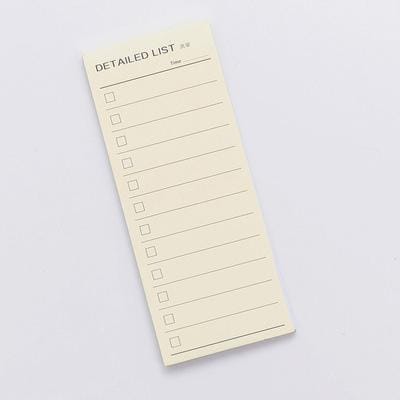 4 PCS Weekly Plan Student Notebook Diary Book Memo Notepad Stationery School Supplies (Cream Color)