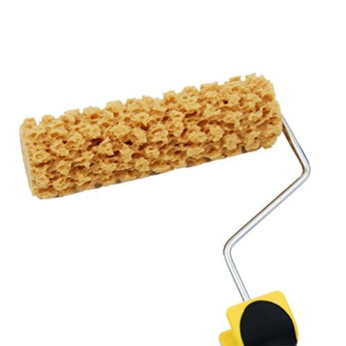 Home Wall 7''Texture Pattern Painting Tool Plastic Handle Sponge Paint Roller