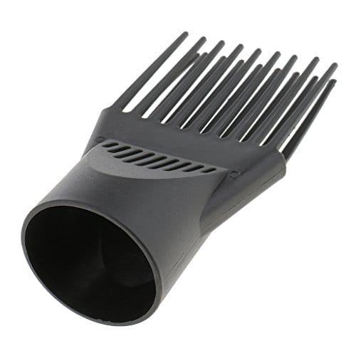 Professional Universal Hairdressing Salon Stylist Barber Hair Dryer Diffuser Blow Comb Attachment Hair Styling Nozzle Tool Dual Grip Comb Fit for Most Blowers