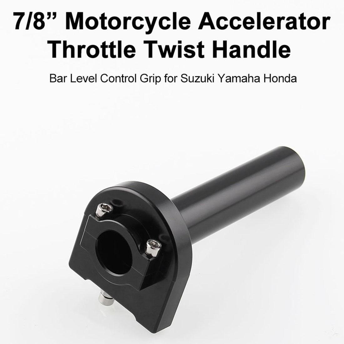 MB-MH004-BK Motorcycle Modification Accessories Universal Aluminum Throttle Handle (Silver)