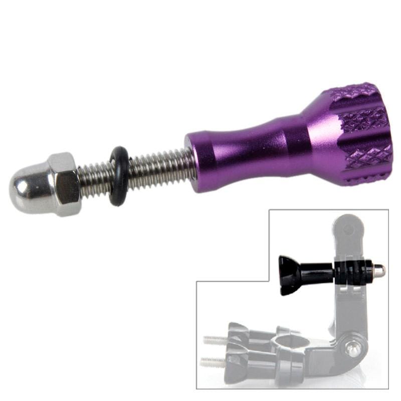 TMC Aluminum Mini Thumb Knob Stainless Bolt Screw for GoPro  NEW HERO /HERO6   /5 /5 Session /4 Session /4 /3+ /3 /2 /1, Xiaoyi and Other Action Cameras, Length: 5cm (Blue)