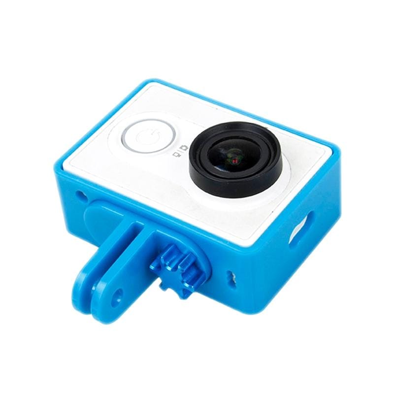 TMC Plastic Frame Mount Housing For Xiaomi Yi Sport Camera (Blue)