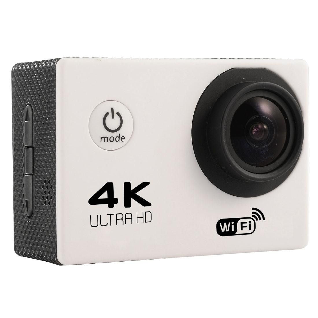 F60 2.0 inch Screen 170 Degrees Wide Angle WiFi Sport Action Camera Camcorder with Waterproof Housing Case, Support 64GB Micro SD Card (White)