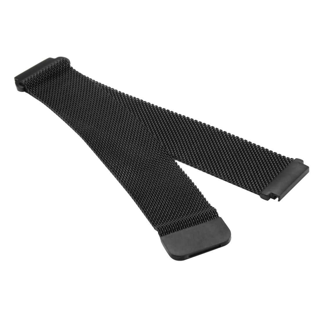 For Fitbit Blaze Watch Loop Magnetic Closure Clasp Stainless Steel Watchband (Rose Gold)