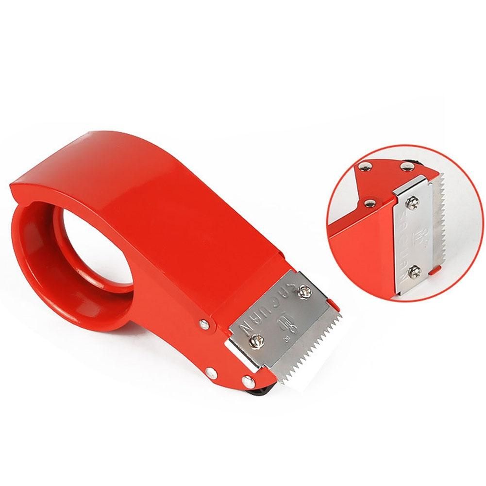 Carton Baler Device Cutter Sealing Machine Tape Dispenser Sealer Holder, Size:2-inch iron cutter