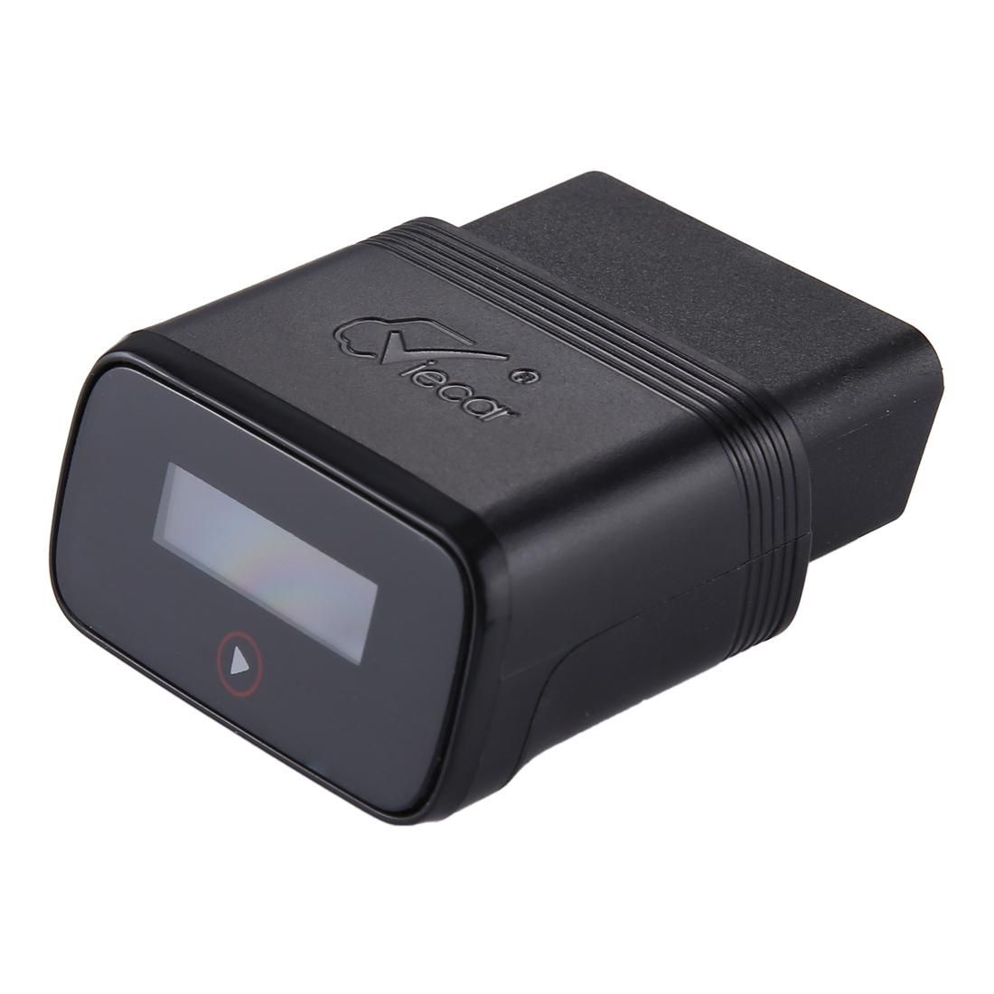 Viecar VC101 OBDII Bluetooth 4.0 & 2.0 Dual Mode Car Scanner Tool, Support Android & iOS, Support All OBDII Protocols (Black)