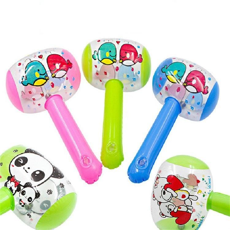 3 PCS Inflatable Hammer Children Cartoon Inflatable Toy, Size:16�26cm