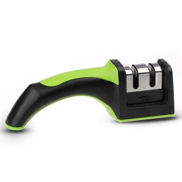 Ceramics Knife Sharpener with Square Handle (Green)