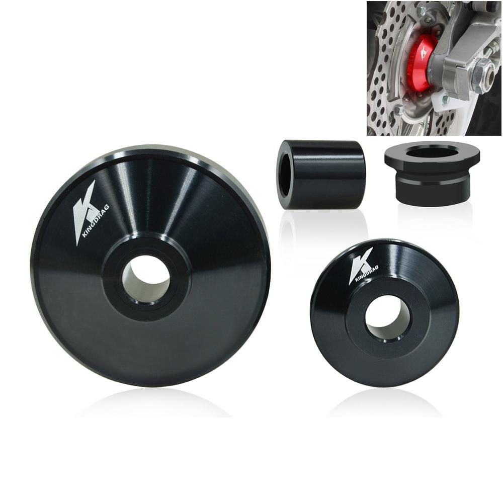 4 in 1 Motorcycle Modification Accessories Aluminum Alloy Hub Cove Set (Black)