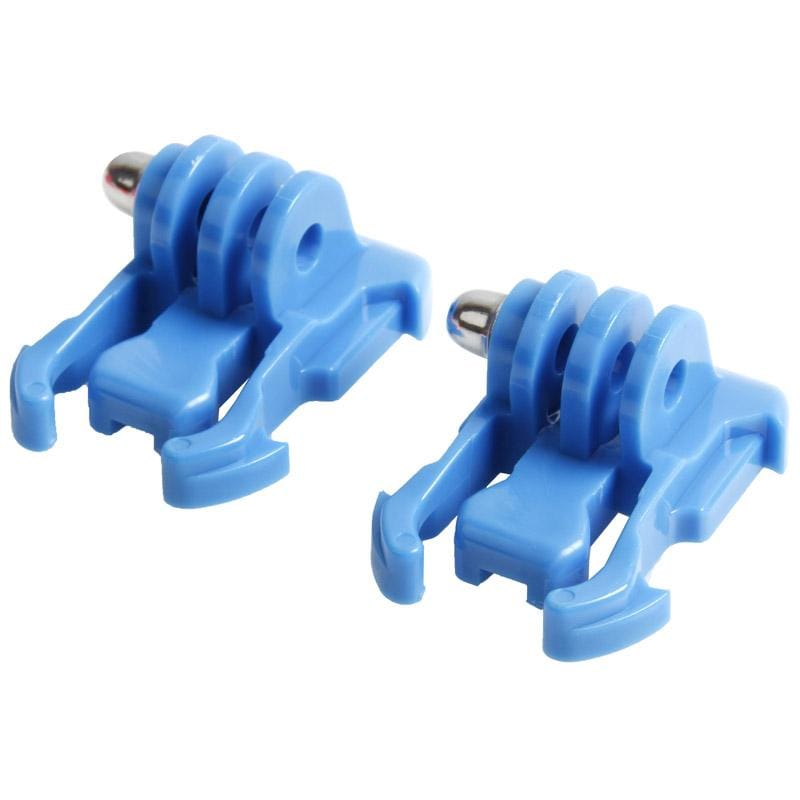 2 PCS TMC HR71 Quick Release Surface Buckle for GoPro HERO6 /5 /5 Session /4 Session /4 /3+ /3 /2 /1, Xiaoyi and Other Action Cameras (Blue)