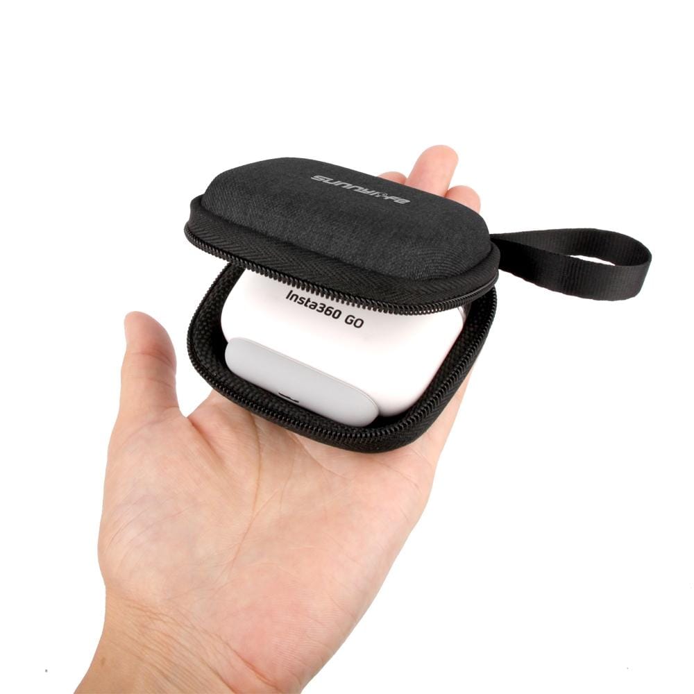Sunnylife IST-B158 Thumb Anti-shake Camera Soft Charging Box Storage Bag for Insta360 GO, Size: 7.5 x 7.3 x 3.4cm