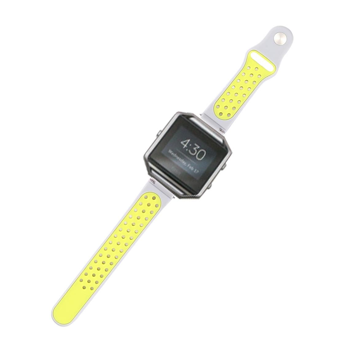 For Fitbit Blaze Watch Silicone Watchband, Length: about 24.2cm (Style9)
