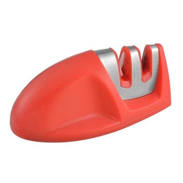2 PCS Multifunctional Fast Sharpening Stone For Household Two-Stage Sharpener (Red)