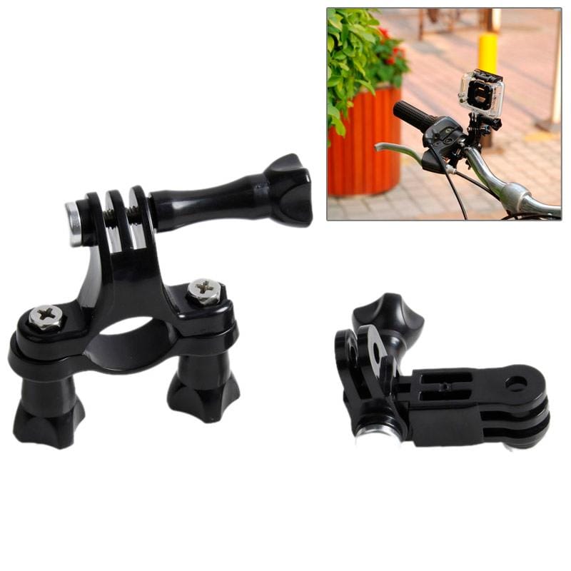 TMC HR197 Bike Handlebar Seatpost Pole Mount Holder + Screw Bolt + 3 Way Pivot Arm for GoPro HERO6 /5 /5 Session /4 Session /4 /3+ /3 /2 /1, Xiaoyi and Other Action Cameras
