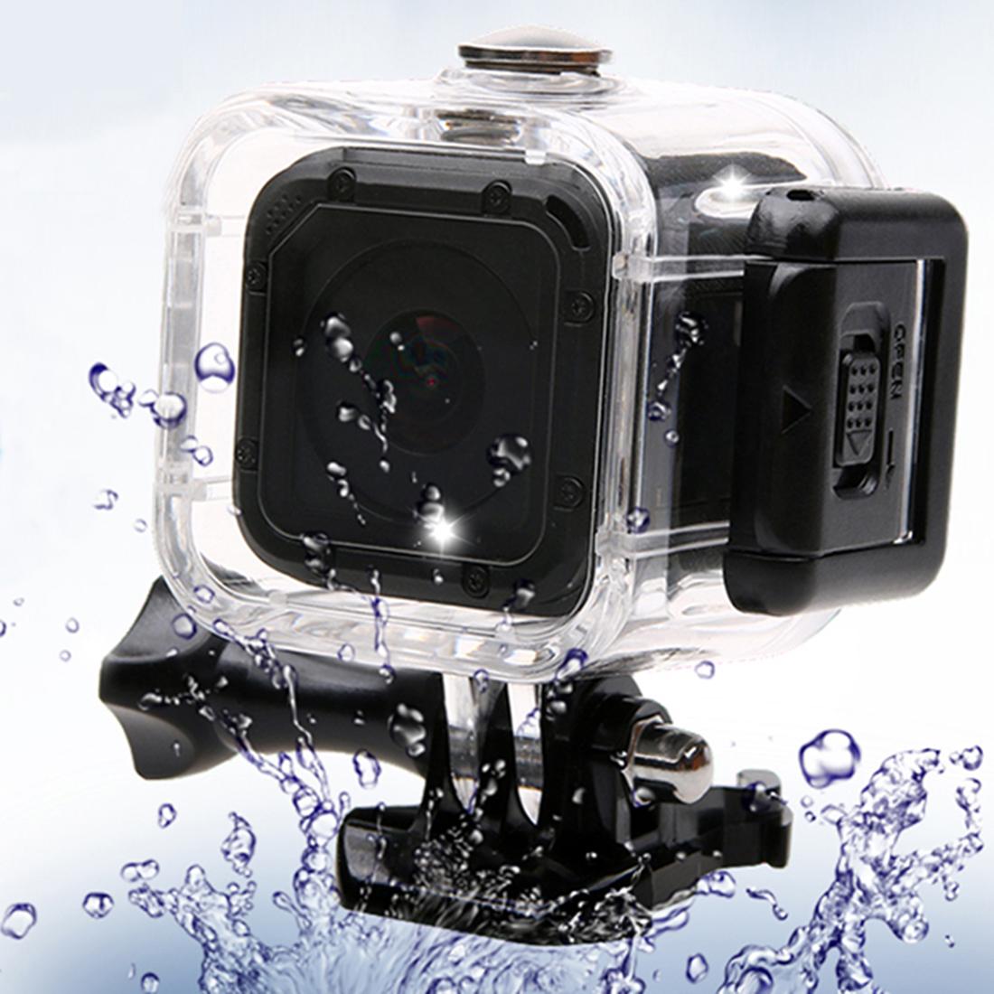 Waterproof Protective Skeleton Shell Housing Case with Circular Lens Frame for GoPro HERO5 Session / HERO4 Session (Style1)
