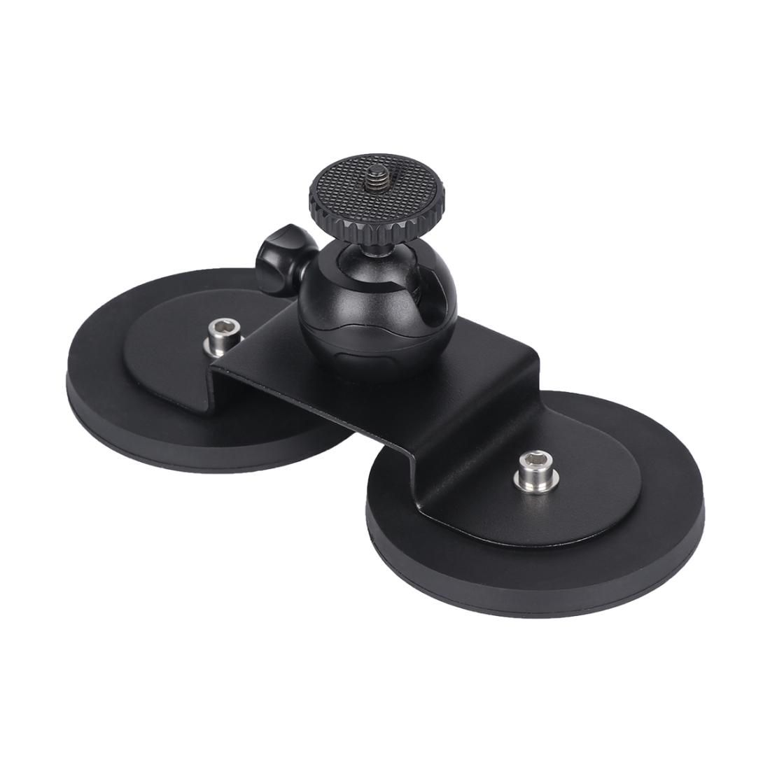 Car Suction Cup Mount Bracket for GoPro HERO9 Black / HERO8 Black /7 /6 /5 /5 Session /4 Session /4 /3+ /3 /2 /1, Xiaoyi and Other Action Cameras,Size: L (Black)