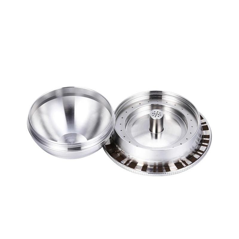Coffee Capsule Shell Reusable Coffee Filter Stainless Steel Coffee Filter Tool, Style:Coffee Capsule+Powder Hammer