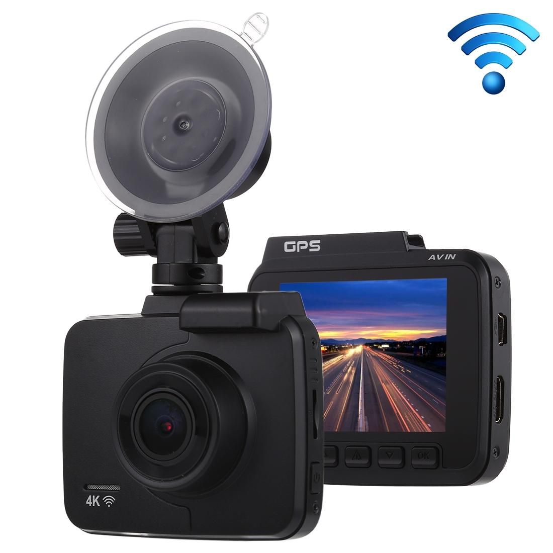 GS63H Car DVR Camera 2.4 inch LCD Screen HD 2880 x 2160P 150 Degree Wide Angle Viewing, Support Motion Detection / TF Card / G-Sensor / GPS / WiFi / HDMI (Black)