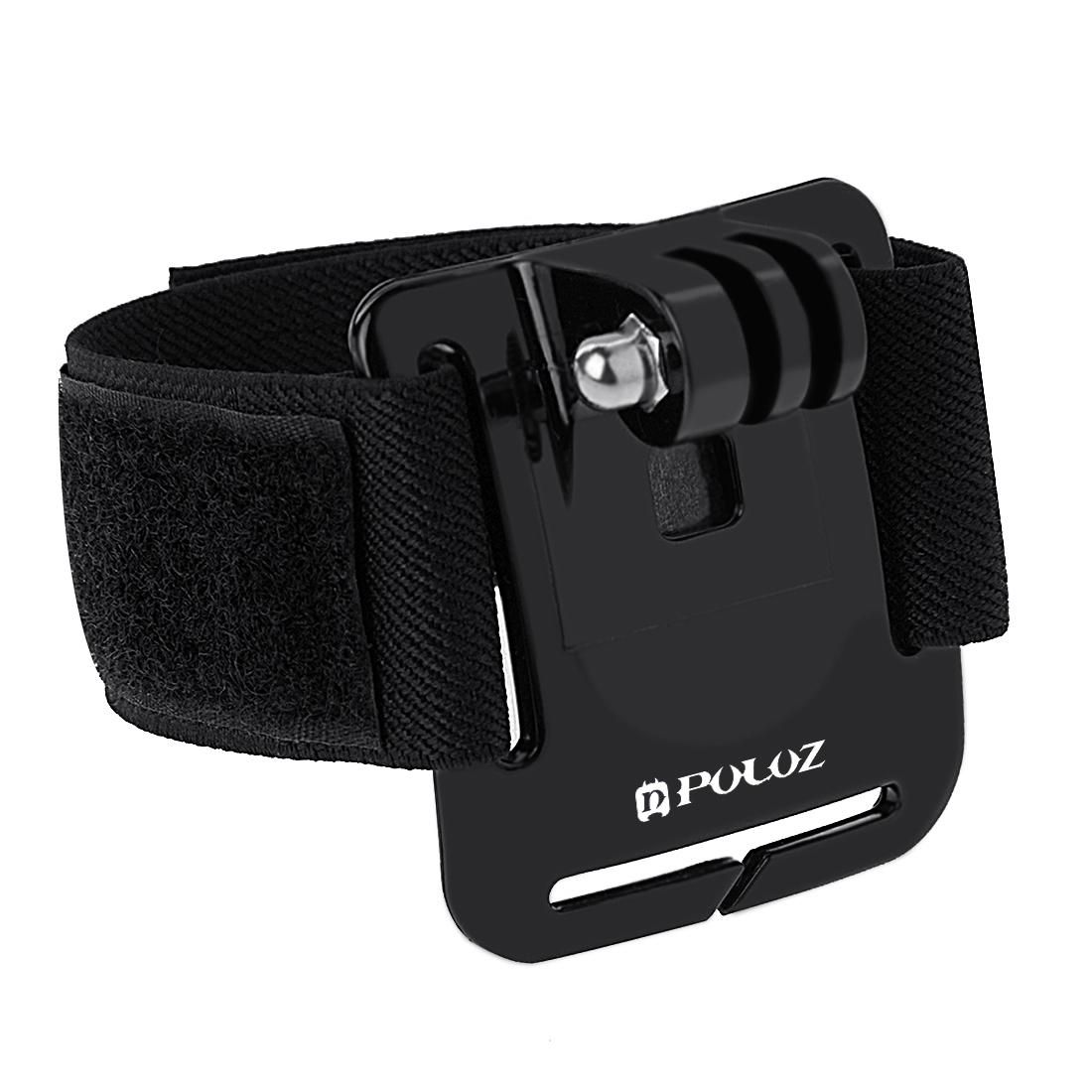 PULUZ Adjustable Wrist Strap Mount for GoPro HERO9 Black / HERO8 Black / HERO7 /6 /5 /5 Session /4 Session /4 /3+ /3 /2 /1, Xiaoyi and Other Action Cameras, Strap Length: 28.5cm