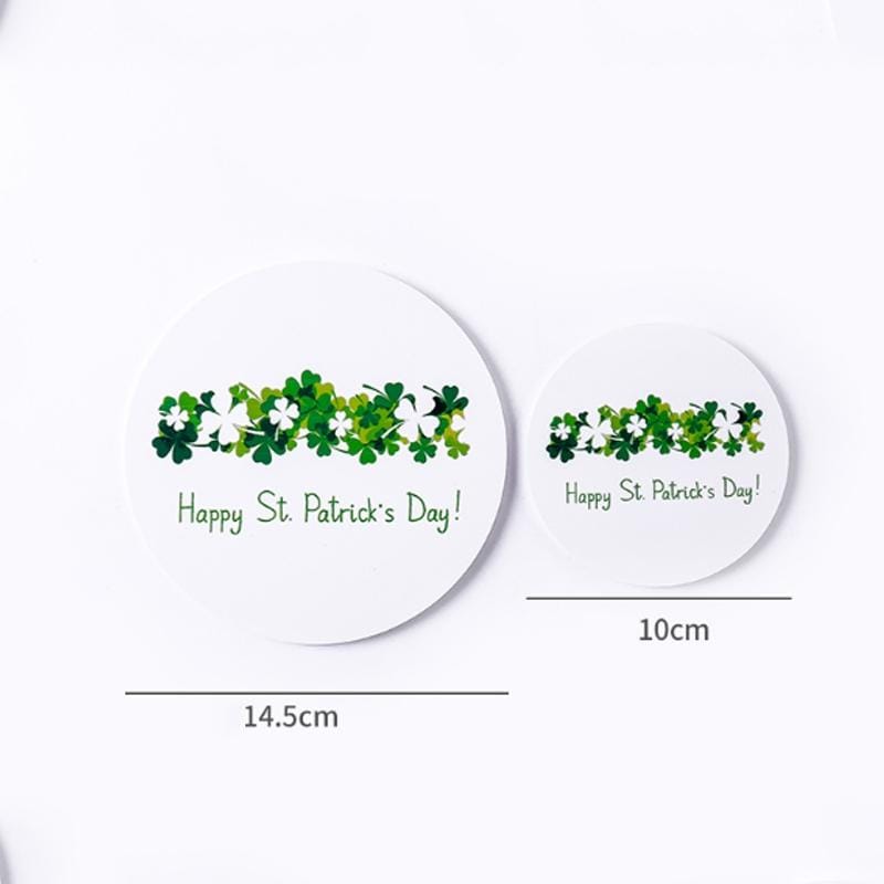 25 PCS Round Cartoon Non-slip Anti-scalding Coaster Creative Insulation Mat Cute Placemat, Size:L (Flamingo)