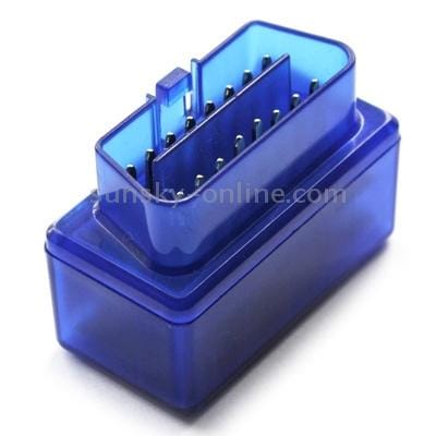 Super Mini ELM327 Bluetooth OBDII V2.1 Car Diagnostic Interface Tool, Support OBDII-ISO 9141-2, ISO 14230-4, CAN ISO-15765-4 (Blue)