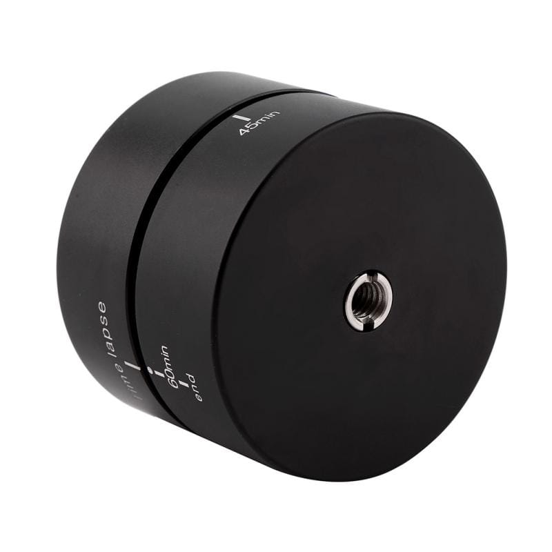 360 Degrees Panning Rotating Time Lapse Stabilizer Tripod Adapter for GoPro HERO4 /3+ /3 /2 /1 (Black)