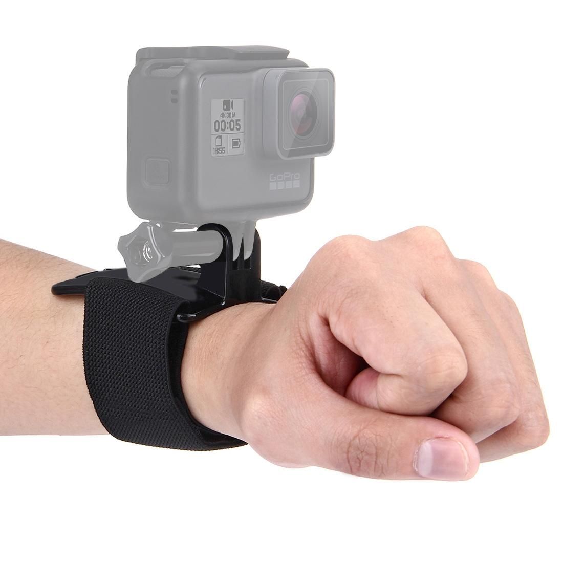 PULUZ Adjustable Wrist Strap Mount for GoPro HERO9 Black / HERO8 Black / HERO7 /6 /5 /5 Session /4 Session /4 /3+ /3 /2 /1, Xiaoyi and Other Action Cameras, Strap Length: 28.5cm