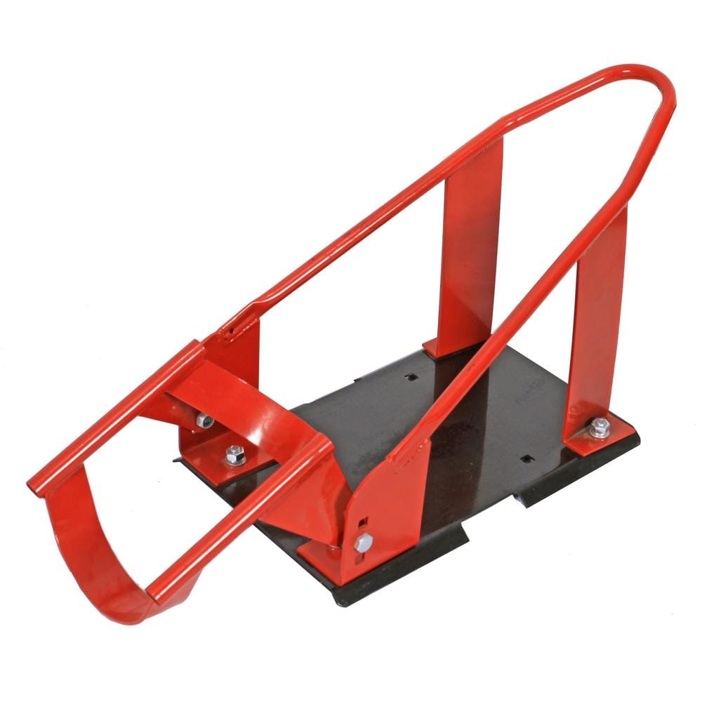 Adjustable Steel Motorcycle Front Wheel Chock for 17-21 inch Motorcycle Front Wheels (Red)