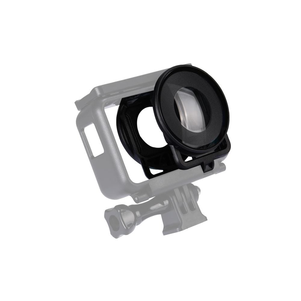 PULUZ Lens Guard Protective Glass Cover for Insta 360 One R Panoramic Camera with Frame (Black)