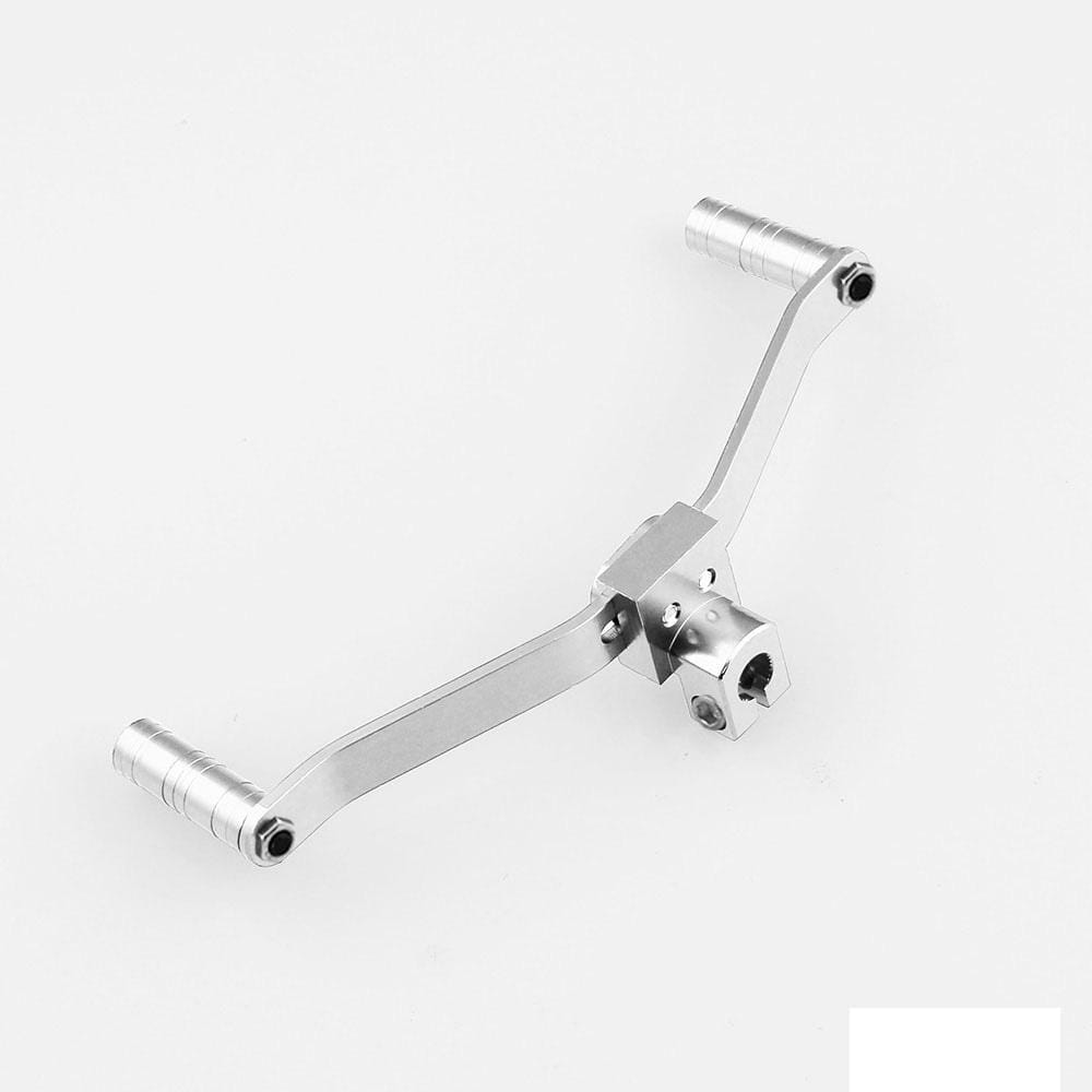 MB-SK001 Motorcycles Quick Throw Shifter Aluminum Double-headed Shift Lever (Silver)