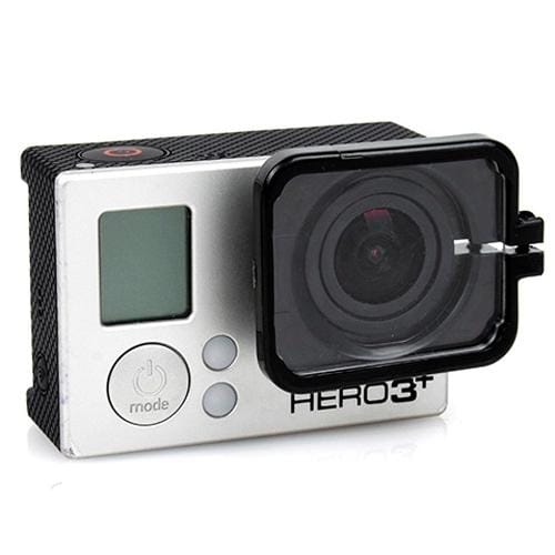TMC Lens Anti-exposure Protective Hood for GoPro Hero 4 / 3+ (Grey)