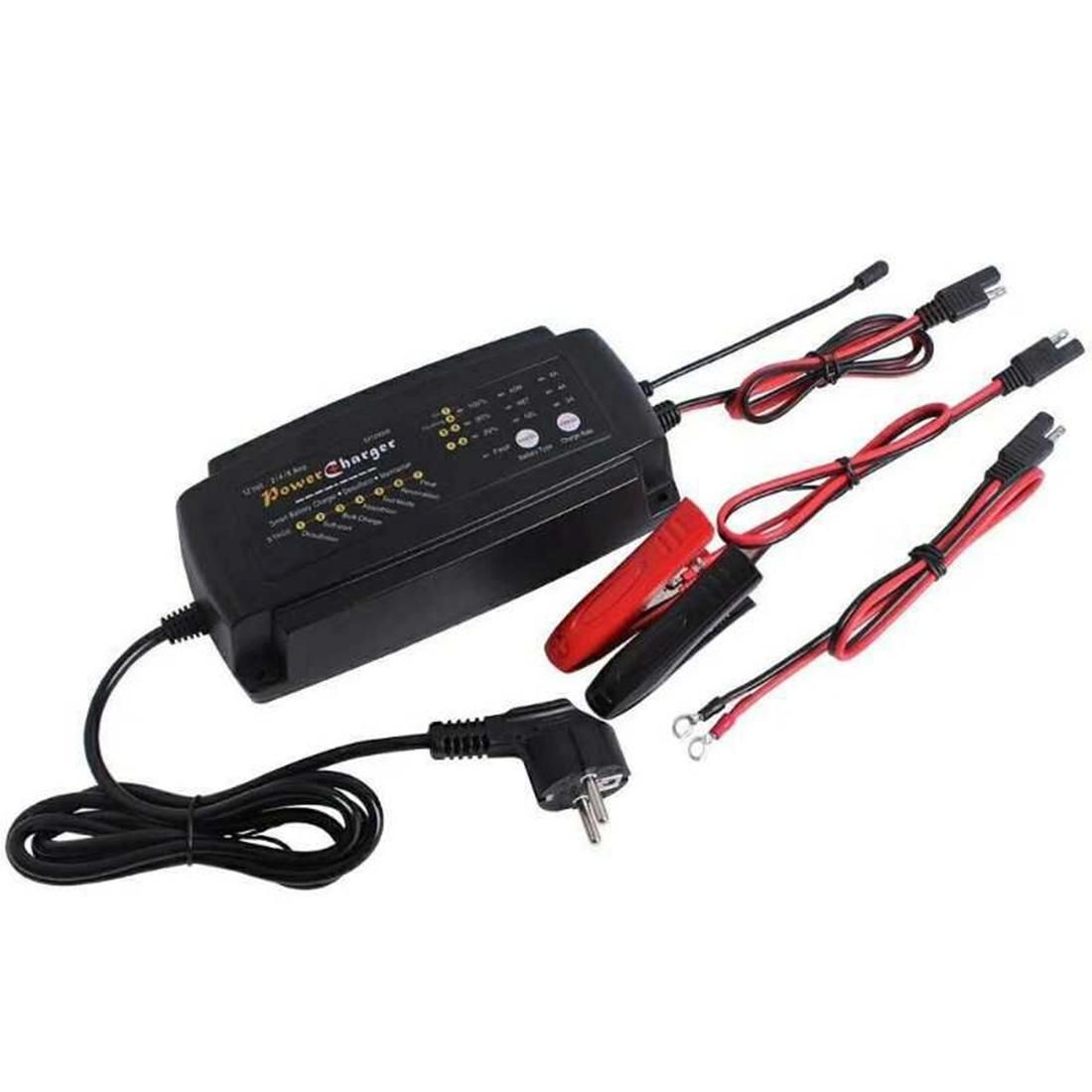 12V  Intelligent Automatic Battery Smart Battery Power Charger AC Plug Option: EU/UK/US Plug (Style3)