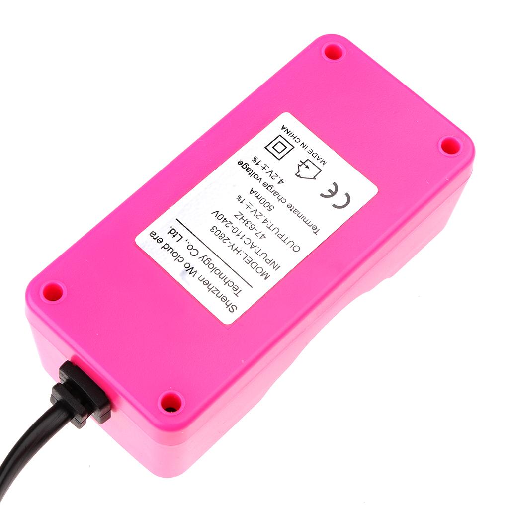 18650 Battery Charger Rechargeable Li-ion Battery Power UK Charger Red
