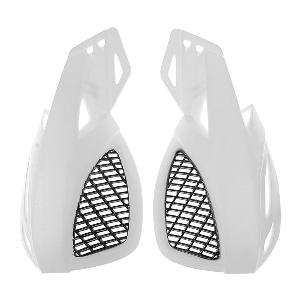 1 Pair Motorcycle  Dirt Bike Scooter ATV Handlebar Handguards White