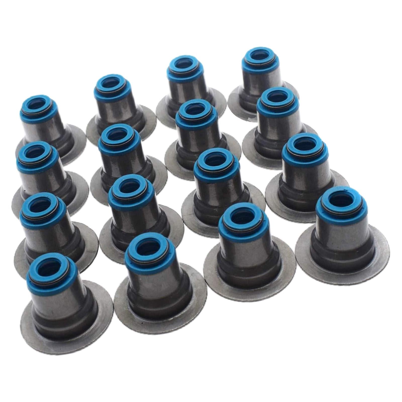 16Pcs Valve Seals 12482063 for LS Fit for GMC LS1 LS3 LS6 2015-2020