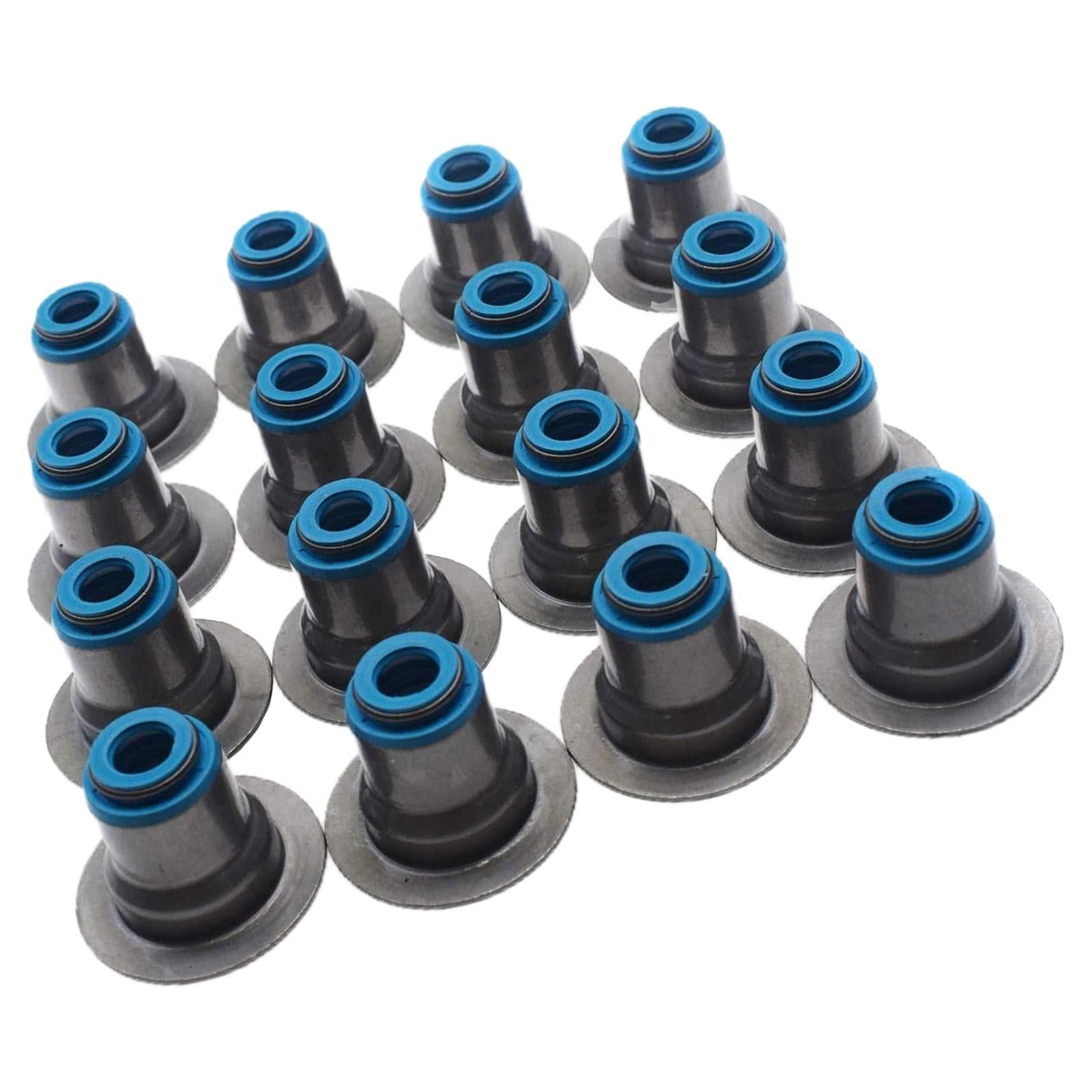 16Pcs Valve Seals 12482063 for LS Fit for GMC LS1 LS3 LS6 2015-2020