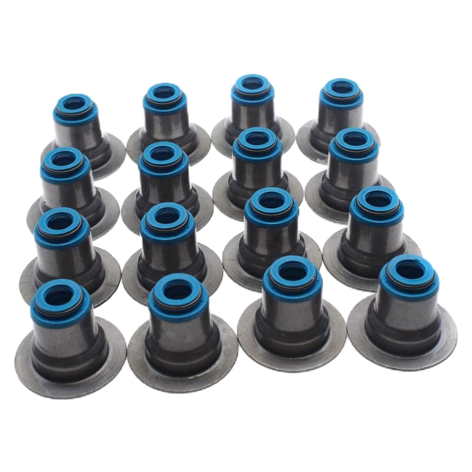 16Pcs Valve Seals 12482063 for LS Fit for GMC LS1 LS3 LS6 2015-2020