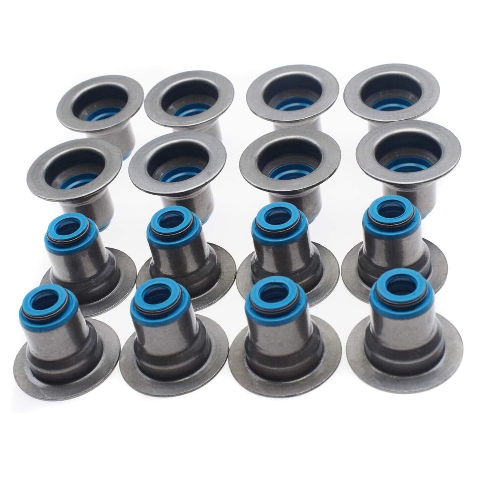 16Pcs Valve Seals 12482063 for LS Fit for GMC LS1 LS3 LS6 2015-2020