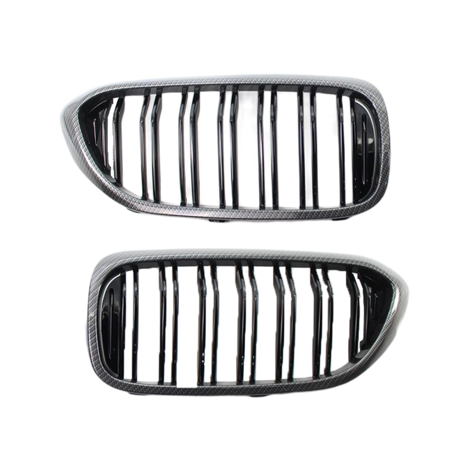 1 Pair Front Kidney Grille Grill for BMW 5 Series G30 G31 G38 2017-2019