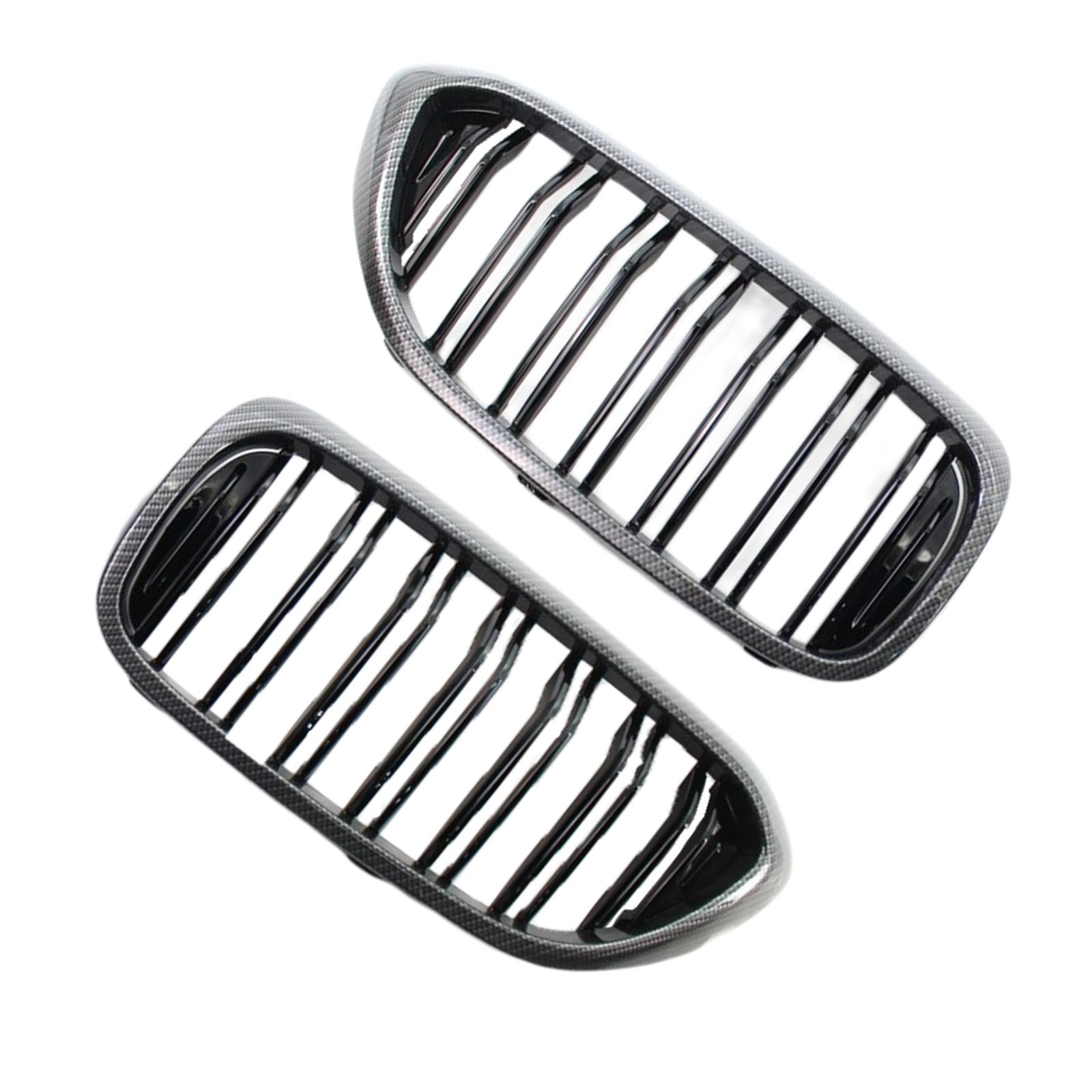 1 Pair Front Kidney Grille Grill for BMW 5 Series G30 G31 G38 2017-2019