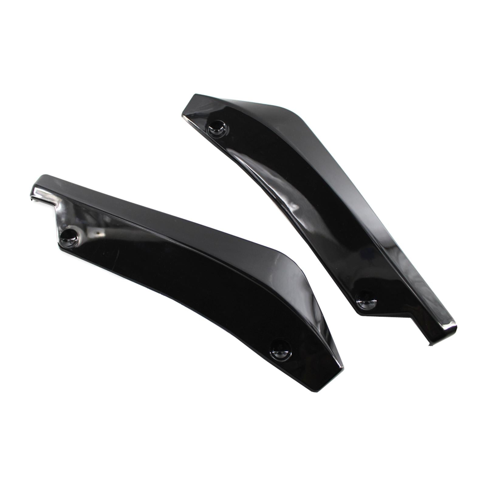 1 Pair Universal Rear Bumper Lip Splitter Winglets Splitter Fins Suvs Trucks