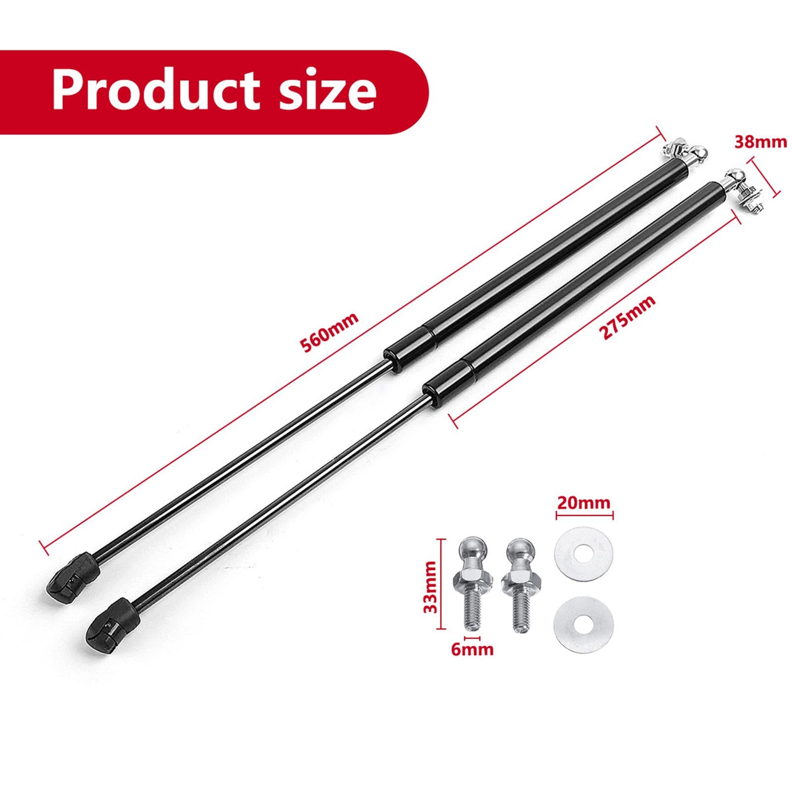 1 Pair of Front Bonnet Strut Shock Absorbers Fits for Skoda Octavia