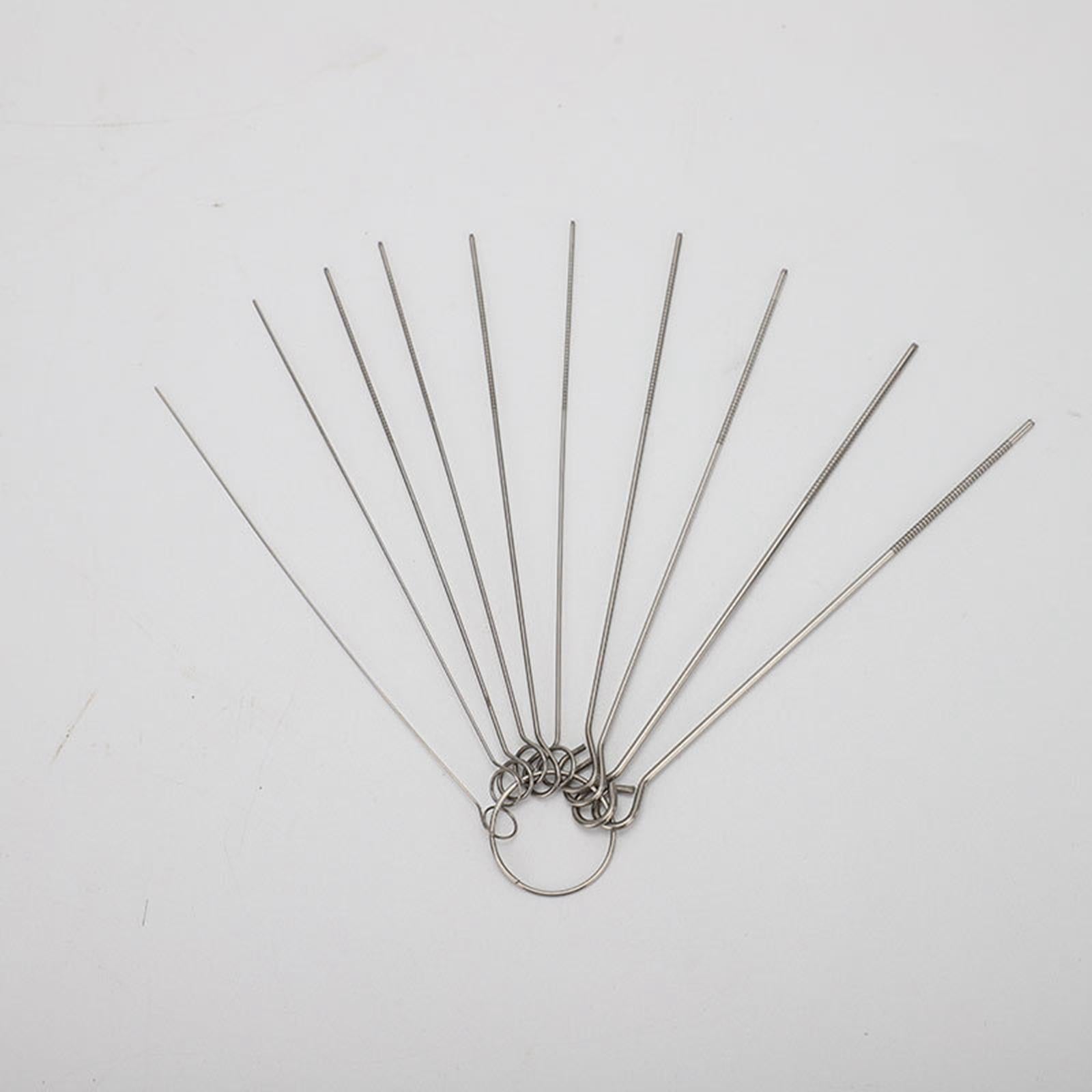 17Pcs Airbrush Cleaning Kit for Cleaning Thin Tubes Airbrushes Nozzles